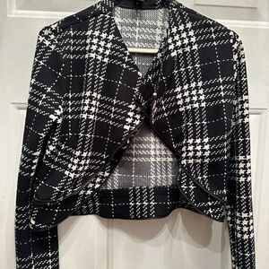$2/15 Windsor Printed Cropped Jacket